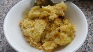 homemade rhubarb & apple crumble - deanysdesigns.co.uk