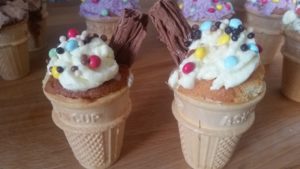 Homemade ice cream cone cupcakes - deanysdesigns.co.uk