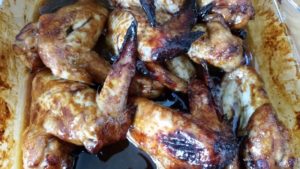 homemade sticky spicy chicken wings - deanysdesigns.co.uk